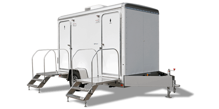 Luxury trailer porta potty rental Lancaster CA